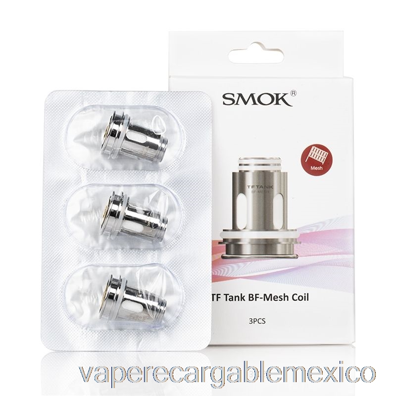Vape Recargable Smok Tf Tanque Bf-mesh Bobinas De Repuesto 0.25ohm Tf Bf-mesh Bobinas